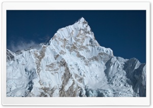 Peak, Nuptse mountain, Nepal, Mahalangur Himal, Himalayas 4K UHD Wallpaper for Widescreen and UltraWide Desktop, UltraHD TV, Smartphone, Tablet