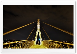 Pedestrian Bridge 14th Avenue Ultra HD Wallpaper for 4K UHD Widescreen desktop, tablet & smartphone