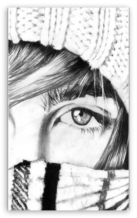 Pencil Drawing - Mobile UltraHD Wallpaper for Mobile 3:5 ;