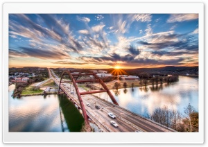 Pennybacker Bridge, Austin, Texas Ultra HD Wallpaper for 4K UHD Widescreen desktop, tablet & smartphone