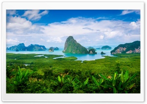 Phang Nga Bay 4K UHD Wallpaper for Widescreen and UltraWide Desktop, UltraHD TV, Smartphone, Tablet