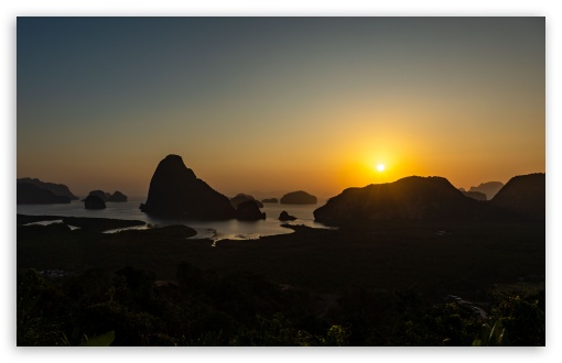 Phang Nga Sunset UltraHD Wallpaper for UHD 16:9 ; HD 16:9 ; UltraWide 21:9 24:10 32:9 32:10 ; Widescreen 16:10 5:3 ; Fullscreen 4:3 5:4 3:2 ; Tablet 1:1 ; Mobile 9:16 9:19.5 9:20 10:16 2:3 3:5 3:4 ; Dual 16:10 5:3 16:9 4:3 5:4 3:2 ;