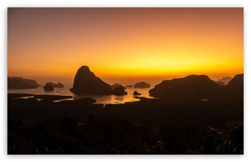 Phang Nga Sunset UltraHD Wallpaper for UHD 16:9 ; HD 16:9 ; UltraWide 21:9 24:10 32:9 32:10 ; Widescreen 16:10 5:3 ; Fullscreen 4:3 5:4 3:2 ; Tablet 1:1 ; Mobile 9:16 9:19.5 9:20 10:16 2:3 3:5 3:4 ; Dual 16:10 5:3 16:9 4:3 5:4 3:2 ;