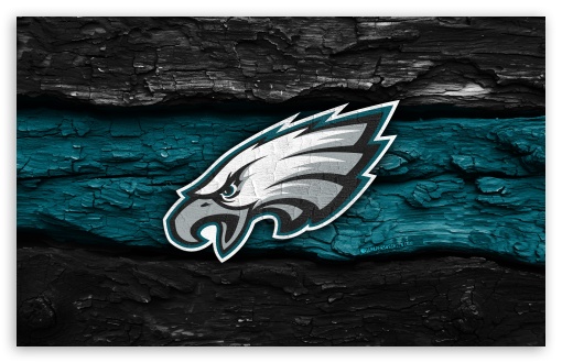 Philadelphia Eagles Wooden Logo UltraHD Wallpaper for Widescreen 16:10 ;