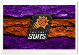 Phoenix Suns Wooden Logo 4K UHD Wallpaper for Widescreen and UltraWide Desktop, UltraHD TV, Smartphone, Tablet
