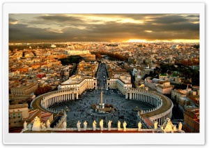 Piazza San Pietro Ultra HD Wallpaper for 4K UHD Widescreen desktop, tablet & smartphone