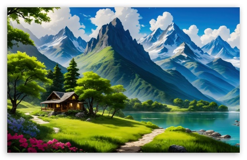 Picturesque Scenery Art UltraHD Wallpaper for UHD 16:9 2160p 1440p 1080p 900p 720p ; 8K UHD TV 16:9 Ultra High Definition 2160p 1440p 1080p 900p 720p ; UltraWide 21:9 24:10 ; Widescreen 16:10 5:3 WHXGA WQXGA WUXGA WXGA WGA ; Fullscreen 4:3 5:4 3:2 UXGA XGA SVGA QSXGA SXGA DVGA HVGA HQVGA ( Apple PowerBook G4 iPhone 4 3G 3GS iPod Touch ) ; Tablet 1:1 ; Mobile 9:16 2:3 3:5 3:4 - ;