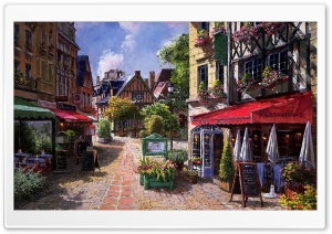 Picturesque Street Ultra HD Wallpaper for 4K UHD Widescreen desktop, tablet & smartphone