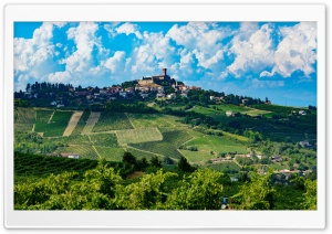 Picturesque, Vineyard, Landscape, Rural, Hill, Village 4K UHD Wallpaper for Widescreen and UltraWide Desktop, UltraHD TV, Smartphone, Tablet
