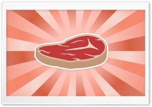 Piece Of Meat Cartoon Ultra HD Wallpaper for 4K UHD Widescreen desktop, tablet & smartphone