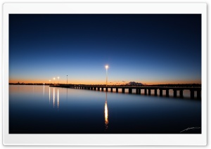 Pier At Sunset Ultra HD Wallpaper for 4K UHD Widescreen desktop, tablet & smartphone
