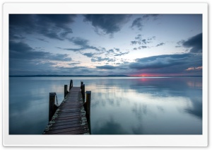 Pier On The Lake Ultra HD Wallpaper for 4K UHD Widescreen desktop, tablet & smartphone