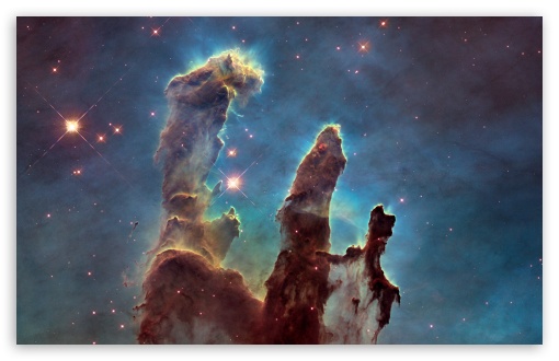 Pillars of Creation M16 eagle nebula nebula Hubble HD wallpaper   Peakpx