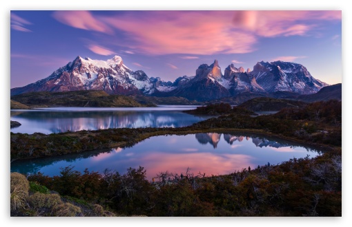 Pink Clouds Above the Mountain Landscape UltraHD Wallpaper for UHD 16:9 ; HD 16:9 ; UltraWide 21:9 24:10 32:9 32:10 ; Widescreen 16:10 5:3 ; Fullscreen 4:3 5:4 3:2 ; Tablet 1:1 ; Mobile 9:16 9:19.5 9:20 10:16 2:3 3:5 3:4 ; Dual 16:10 5:3 16:9 4:3 5:4 3:2 ;