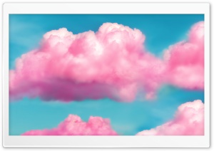 Pink Fluffy Clouds Ultra HD Wallpaper for 4K UHD Widescreen desktop, tablet & smartphone