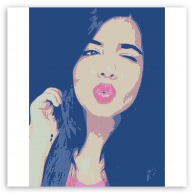 Pink girl UltraHD Wallpaper for Tablet 1:1 ;