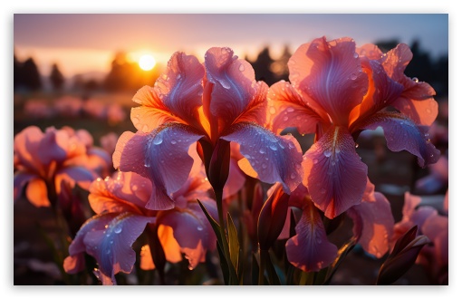 Pink Irises in Bloom UltraHD Wallpaper for UHD 16:9 ; HD 16:9 ; UltraWide 21:9 24:10 32:9 32:10 ; Widescreen 16:10 5:3 ; Fullscreen 4:3 5:4 3:2 ; Tablet 1:1 ; Mobile 9:16 9:19.5 9:20 9:21 9:22 10:16 2:3 3:5 3:4 ; Dual 16:10 5:3 16:9 4:3 5:4 3:2 ;