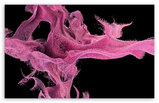 Pink Particles in Motion UltraHD Wallpaper for UHD 16:9 ; HD 16:9 ; UltraWide 21:9 24:10 32:9 32:10 ; Widescreen 16:10 ; Tablet 1:1 ; Mobile 9:16 9:19.5 9:20 ; Dual 16:10 16:9 ;