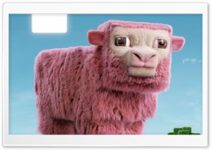 Pink Sheep, Minecraft 2025 Movie 4K UHD Wallpaper for Widescreen and UltraWide Desktop, UltraHD TV, Smartphone, Tablet
