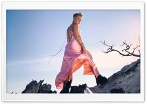 Pink TRUSTFALL 4K UHD Wallpaper for Widescreen and UltraWide Desktop, UltraHD TV, Smartphone, Tablet