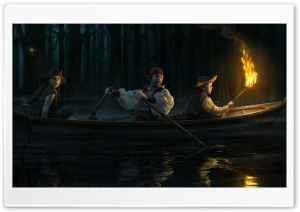 Pirates, Night Ultra HD Wallpaper for 4K UHD Widescreen desktop, tablet & smartphone