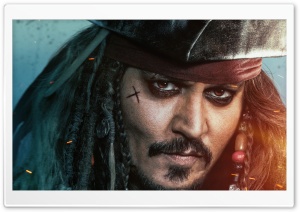 Pirates of the Caribbean Dead Men Tell No Tales Jack Sparrow 5K Ultra HD Wallpaper for 4K UHD Widescreen desktop, tablet & smartphone
