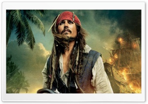 Pirates Of The Caribbean On Stranger Tides 2011 - Johnny Depp As Captain Jack Sparrow Ultra HD Wallpaper for 4K UHD Widescreen desktop, tablet & smartphone
