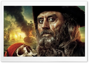 Pirates Of The Caribbean On Stranger Tides - Blackbeard Ultra HD Wallpaper for 4K UHD Widescreen desktop, tablet & smartphone
