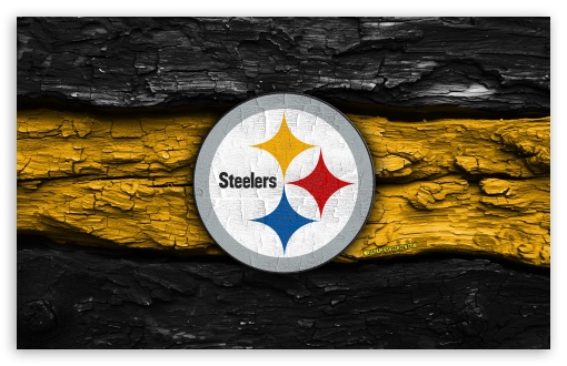 Pittsburgh Steelers Wooden Logo UltraHD Wallpaper for Widescreen 16:10 ;