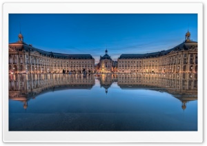 Place De La Bourse In Bordeaux, France Ultra HD Wallpaper for 4K UHD Widescreen desktop, tablet & smartphone