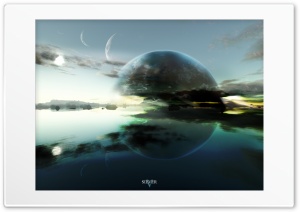 Planet Reflection Background Ultra HD Wallpaper for 4K UHD Widescreen desktop, tablet & smartphone
