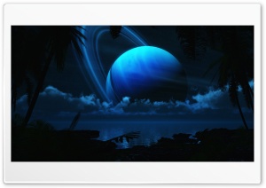 Planet Rings 4K UHD Wallpaper for Widescreen and UltraWide Desktop, UltraHD TV, Smartphone, Tablet