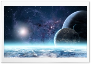 Planetary System Ultra HD Wallpaper for 4K UHD Widescreen desktop, tablet & smartphone