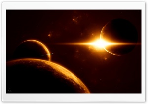 Planets And Sun Ultra HD Wallpaper for 4K UHD Widescreen desktop, tablet & smartphone