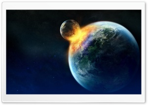 Planets Collide Ultra HD Wallpaper for 4K UHD Widescreen desktop, tablet & smartphone
