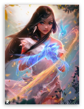 Pocahontas UltraHD Wallpaper for iPad 1/2/Mini ; Mobile 4:3 - UXGA XGA SVGA ;