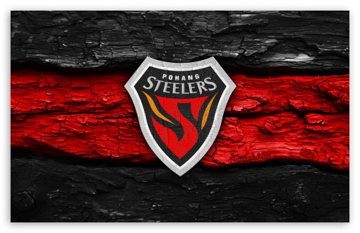 Pohang Steelers Wooden Logo UltraHD Wallpaper for Widescreen 16:10 ;