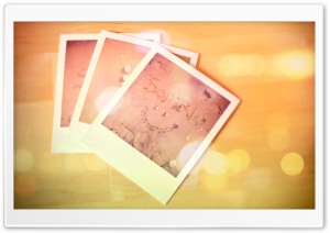 Polaroid Photos Bokeh Ultra HD Wallpaper for 4K UHD Widescreen desktop, tablet & smartphone
