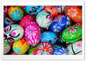 Polish Pisanki Easter Eggs Ultra HD Wallpaper for 4K UHD Widescreen desktop, tablet & smartphone