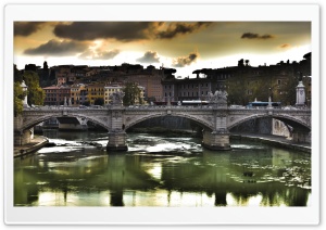 Ponte Vittorio Rome Ultra HD Wallpaper for 4K UHD Widescreen desktop, tablet & smartphone