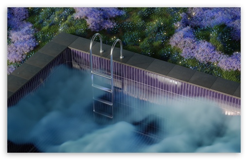 Pool, Evening, Steam, CGI UltraHD Wallpaper for UHD 16:9 ; HD 16:9 ; UltraWide 21:9 24:10 32:9 32:10 ; Widescreen 16:10 5:3 ; Fullscreen 4:3 5:4 3:2 ; Tablet 1:1 ; Mobile 9:16 9:19.5 9:20 9:21 9:22 10:16 2:3 3:5 3:4 ; Dual 16:10 5:3 16:9 4:3 5:4 3:2 ;