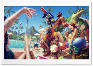 Pool Party - League of Legends Ultra HD Wallpaper for 4K UHD Widescreen desktop, tablet & smartphone