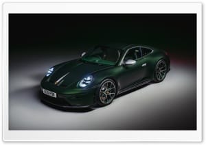 Porsche 911 GT3 Earls Court 51 Edition - Green Metallic 4K UHD Wallpaper for Widescreen and UltraWide Desktop, UltraHD TV, Smartphone, Tablet