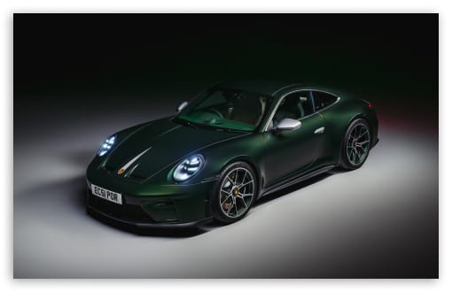 Porsche 911 GT3 Earls Court 51 Edition - Green Metallic UltraHD Wallpaper for UHD 16:9 ; HD 16:9 ; UltraWide 21:9 24:10 ; Widescreen 16:10 ;