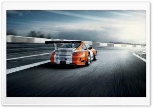 Porsche 911 Gt3 R Hybrid 4K UHD Wallpaper for Widescreen and UltraWide Desktop, UltraHD TV, Smartphone, Tablet