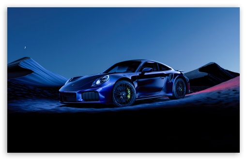 Porsche 911 Turbo Desert Night UltraHD Wallpaper for UHD 16:9 ; HD 16:9 ; UltraWide 21:9 24:10 32:9 32:10 ; Widescreen 16:10 5:3 ; Fullscreen 4:3 5:4 3:2 ; Tablet 1:1 ; Dual 16:10 5:3 16:9 4:3 5:4 3:2 ;