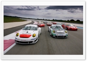 Porsche Cars vs Ferrari Cars Ultra HD Wallpaper for 4K UHD Widescreen desktop, tablet & smartphone