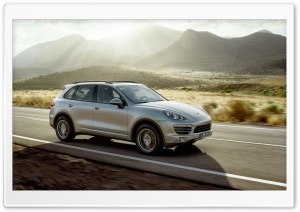 Porsche Cayenne Silver Ultra HD Wallpaper for 4K UHD Widescreen desktop, tablet & smartphone