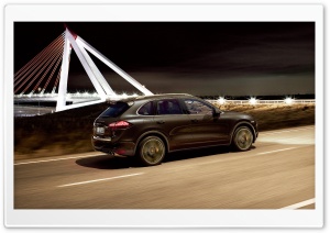 Porsche Cayenne Turbo On The Road Ultra HD Wallpaper for 4K UHD Widescreen desktop, tablet & smartphone