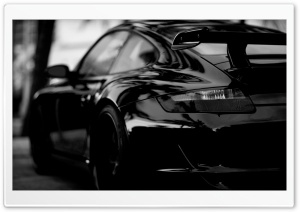 Porsche In Black Ultra HD Wallpaper for 4K UHD Widescreen desktop, tablet & smartphone